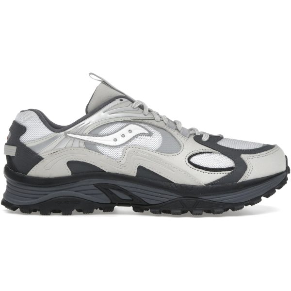 Saucony Grid Aura X Grey Pack White