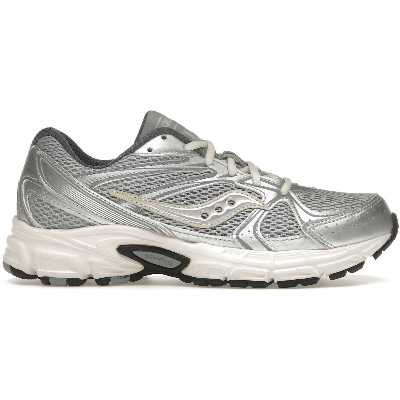 Saucony Grid Ride Millennium Silver Cream (Womens) 1 Saucony Grid Ride Millennium Silver Cream Womens 2