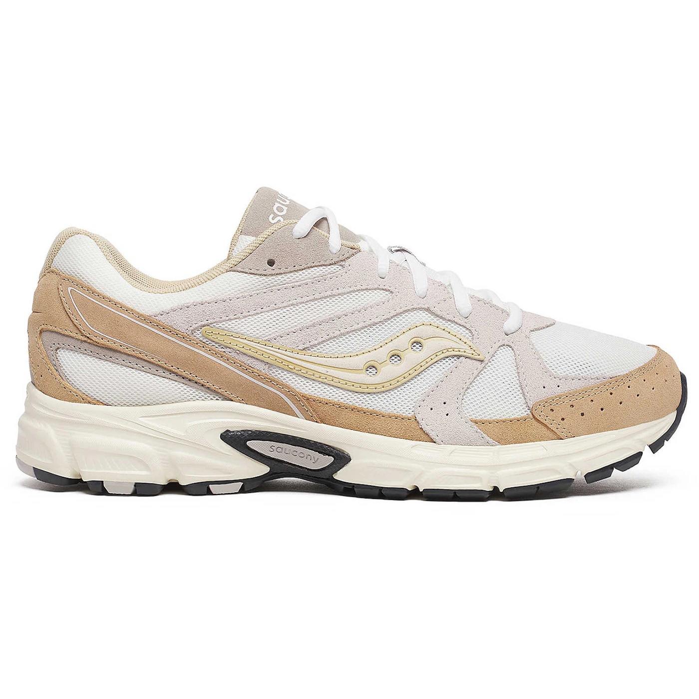 Saucony Grid Ride Millennium Suede White Sand 3