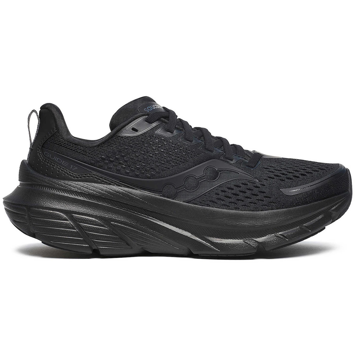 Saucony Guide 17 Black Black (Womens) 2 Saucony Guide 17 Black Black Womens 2