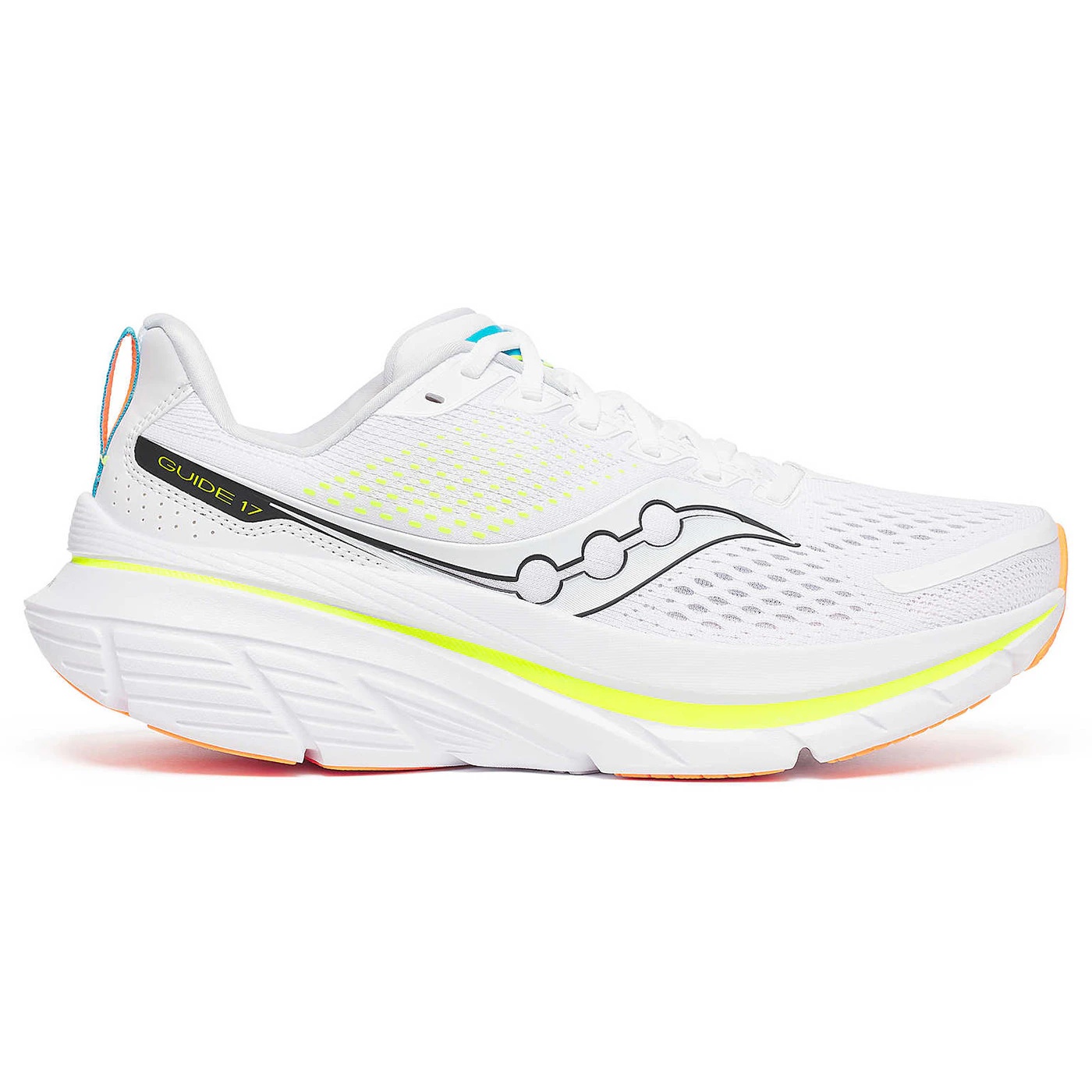 Saucony Guide 17 White Black 2 Saucony Guide 17 White Black 3