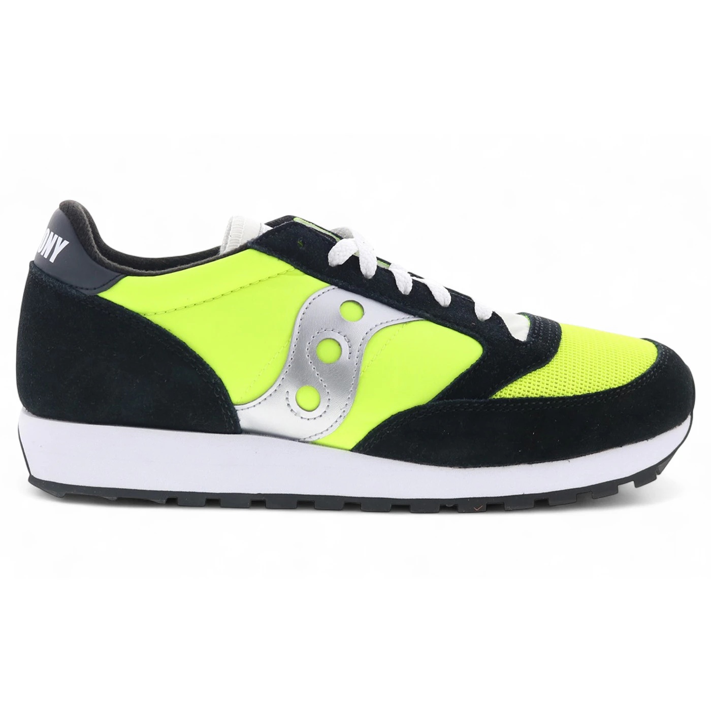 Saucony Jazz Original Neon Black Silver 1