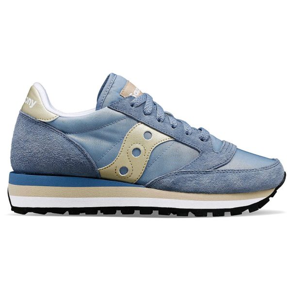 Saucony Jazz Triple Light Blue Gold (Womens)