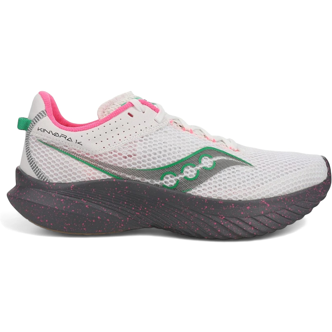 Saucony Kinvara 14 White Sprig Gravel (Womens) 2 Saucony Kinvara 14 White Sprig Gravel Womens 3