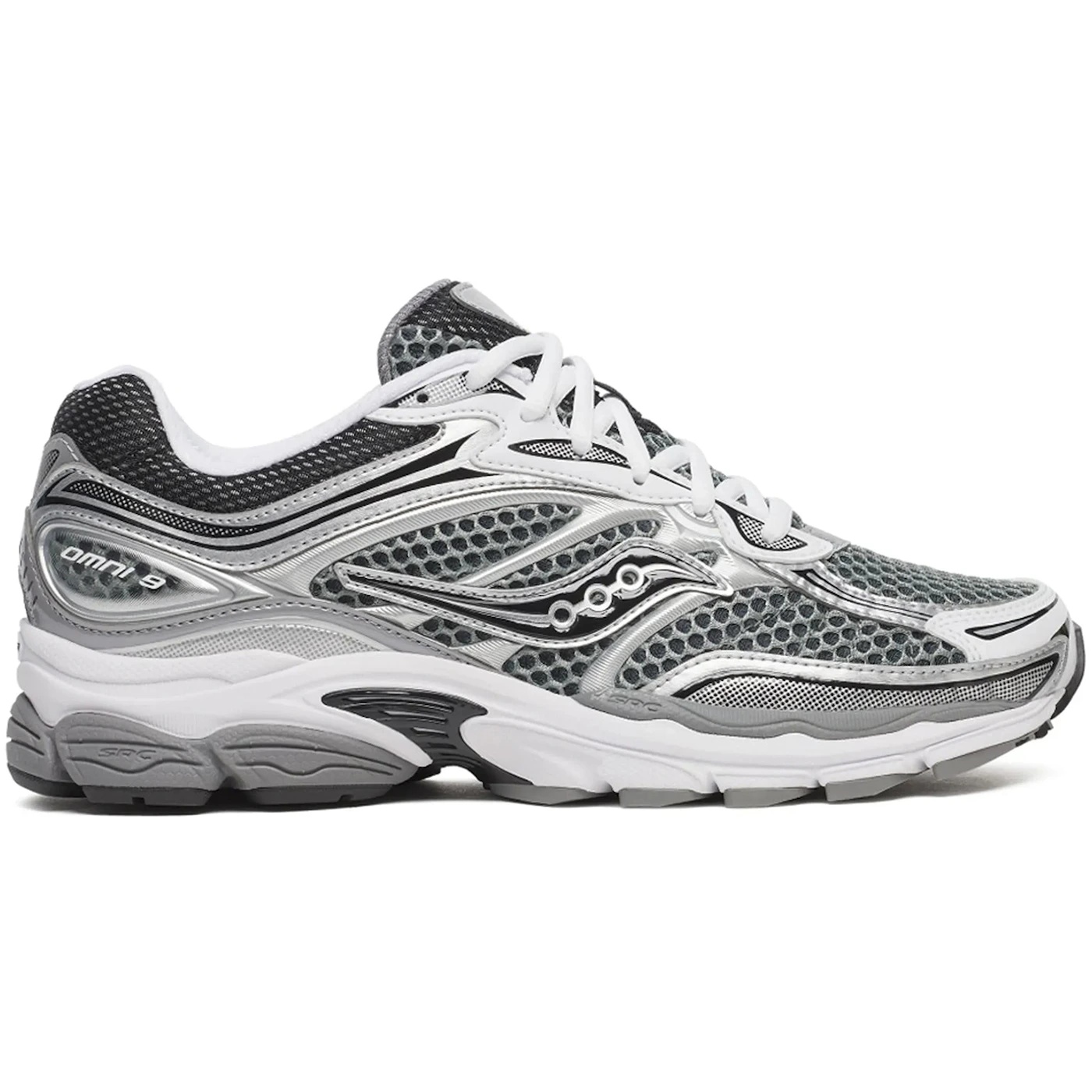 Saucony ProGrid Omni 9 Grey Silver Black 3