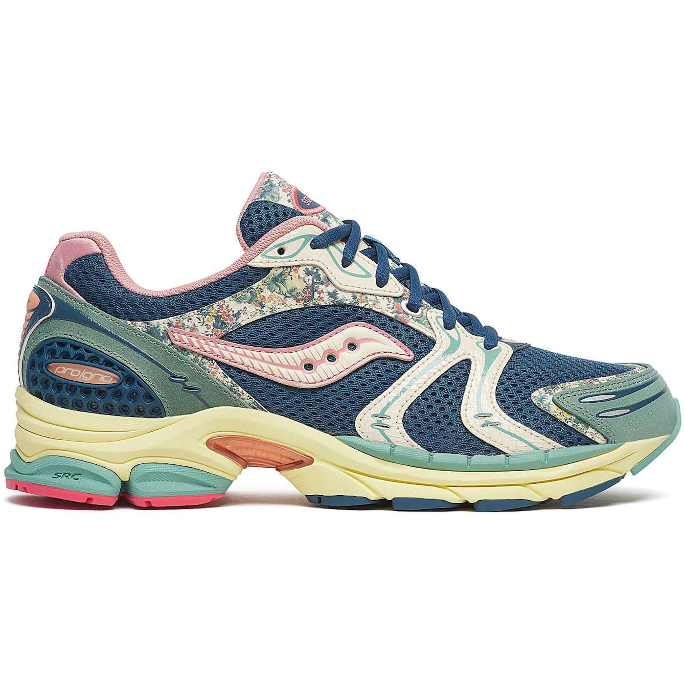 Saucony ProGrid Triumph 4 Floral Blue Beige 3