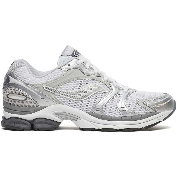 Saucony ProGrid Triumph 4 White Silver Grey