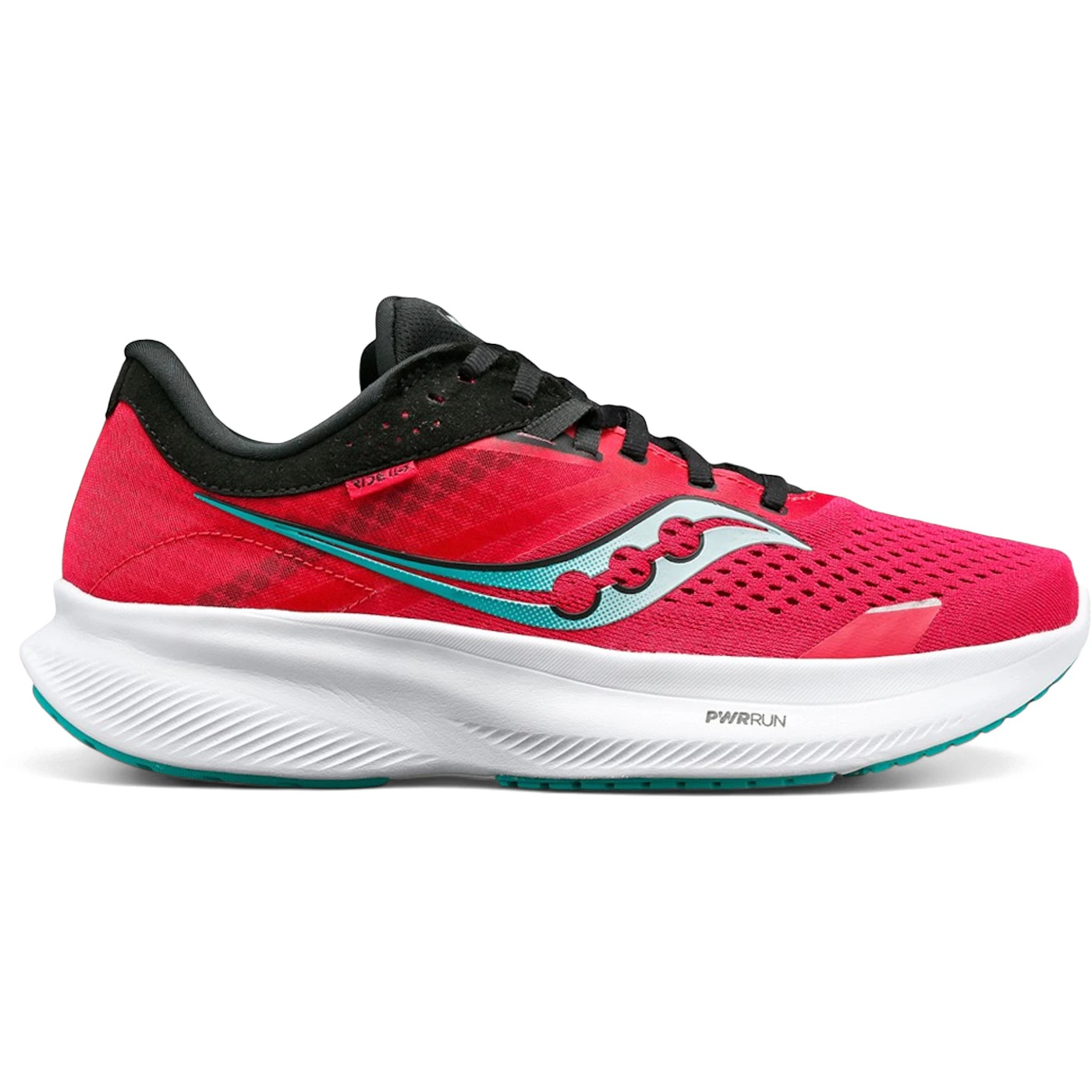 Saucony Ride 16 Rose Black (Womens) 1 Saucony Ride 16 Rose Black Womens 1
