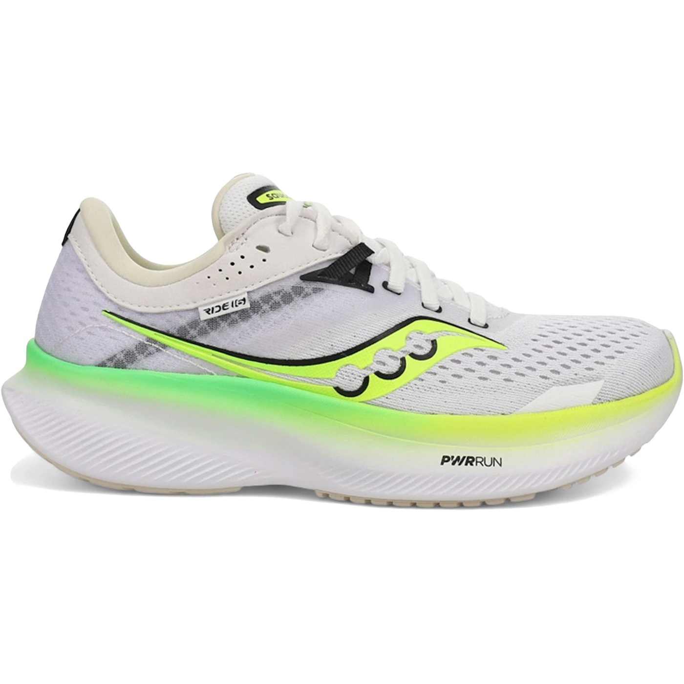 Saucony Ride 16 White Slime (Womens) 1 Saucony Ride 16 White Slime Womens 3