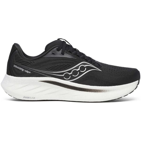 Saucony Ride 18 Black White