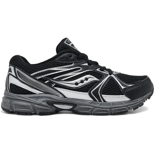 Saucony Ride Millenium Black Metallic Silver (GS)