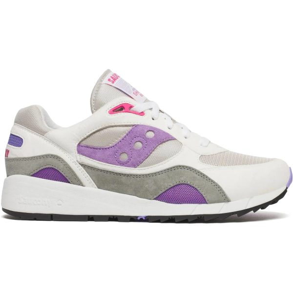 Saucony Shadow 6000 White Grey Purple