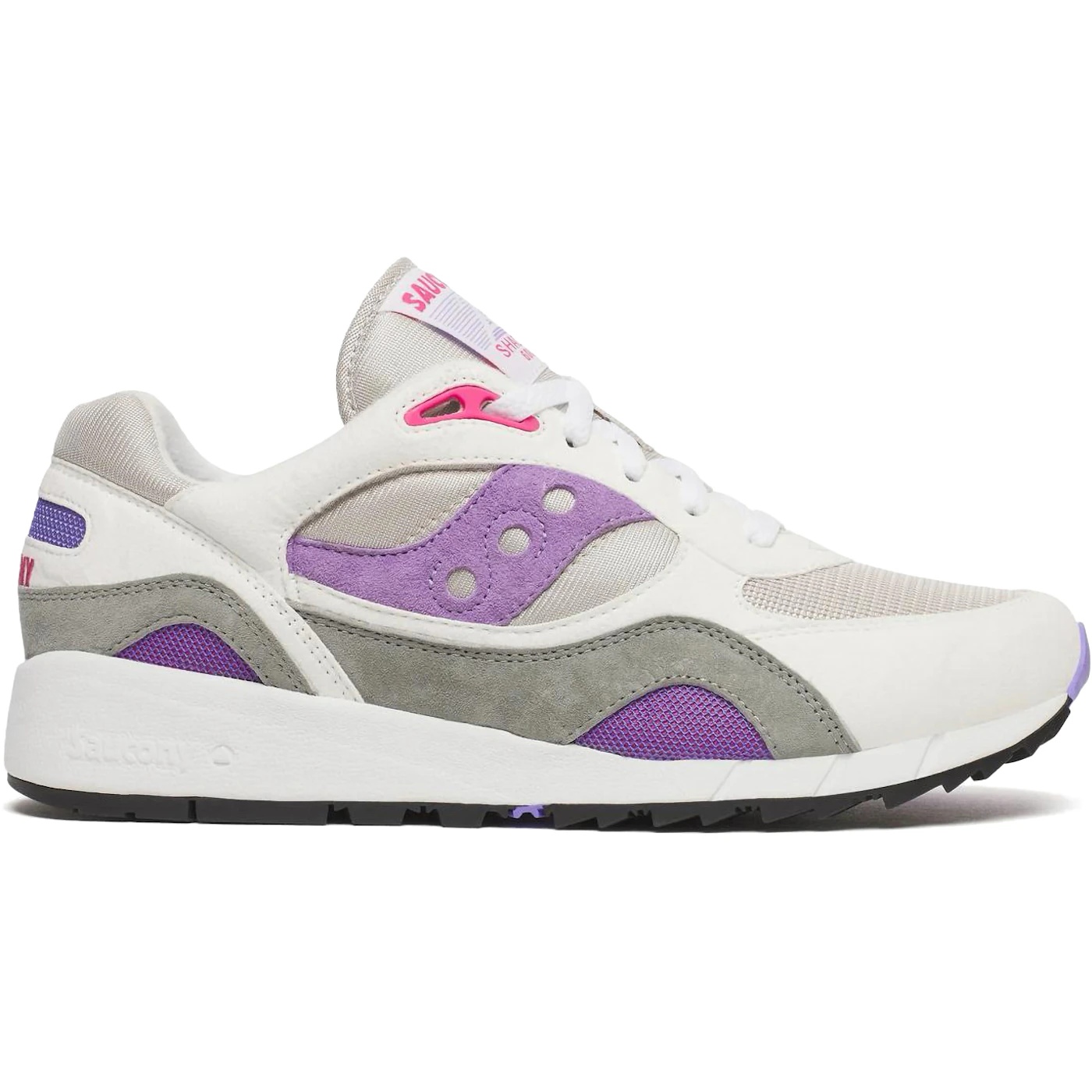 Saucony Shadow 6000 White Grey Purple 2 Saucony Shadow 6000 White Grey Purple 3