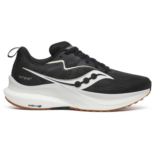 Saucony Tempus 2 Black White (Womens)