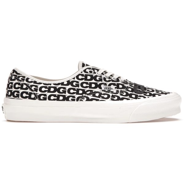 Vans Authentic Comme des Garcons Black Heel Tab (Curved Rubber)