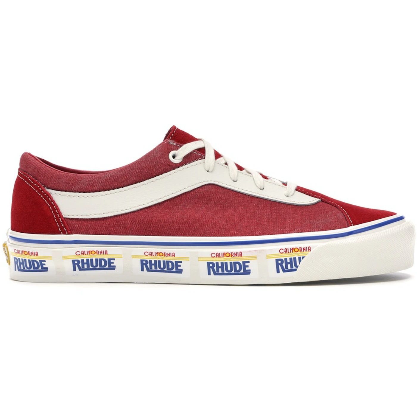 Vans Bold Ni Rhude Red 2 Vans Bold Ni Rhude Red 1