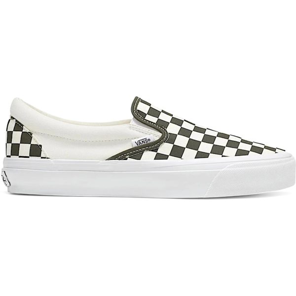 Vans Classic Slip-On 98 LX Checkerboard Grape Leaf Green
