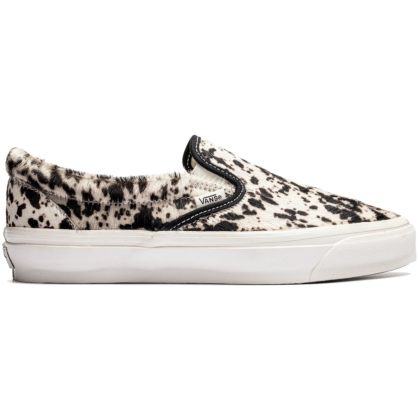 Vans Classic Slip-On 98 LX Pony Hair Black White 2 Vans Classic Slip On 98 LX Pony Hair Black White 1