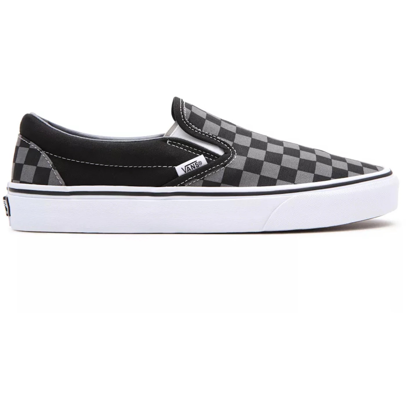 Vans Classic Slip-On Checkerboard Black Grey 1 Vans Classic Slip On Checkerboard Black Grey 4