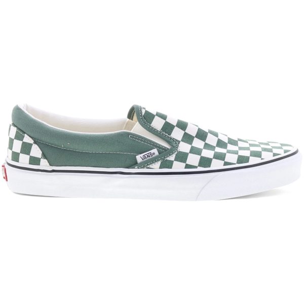 Vans Classic Slip-On Color Theory Checkerboard Green White