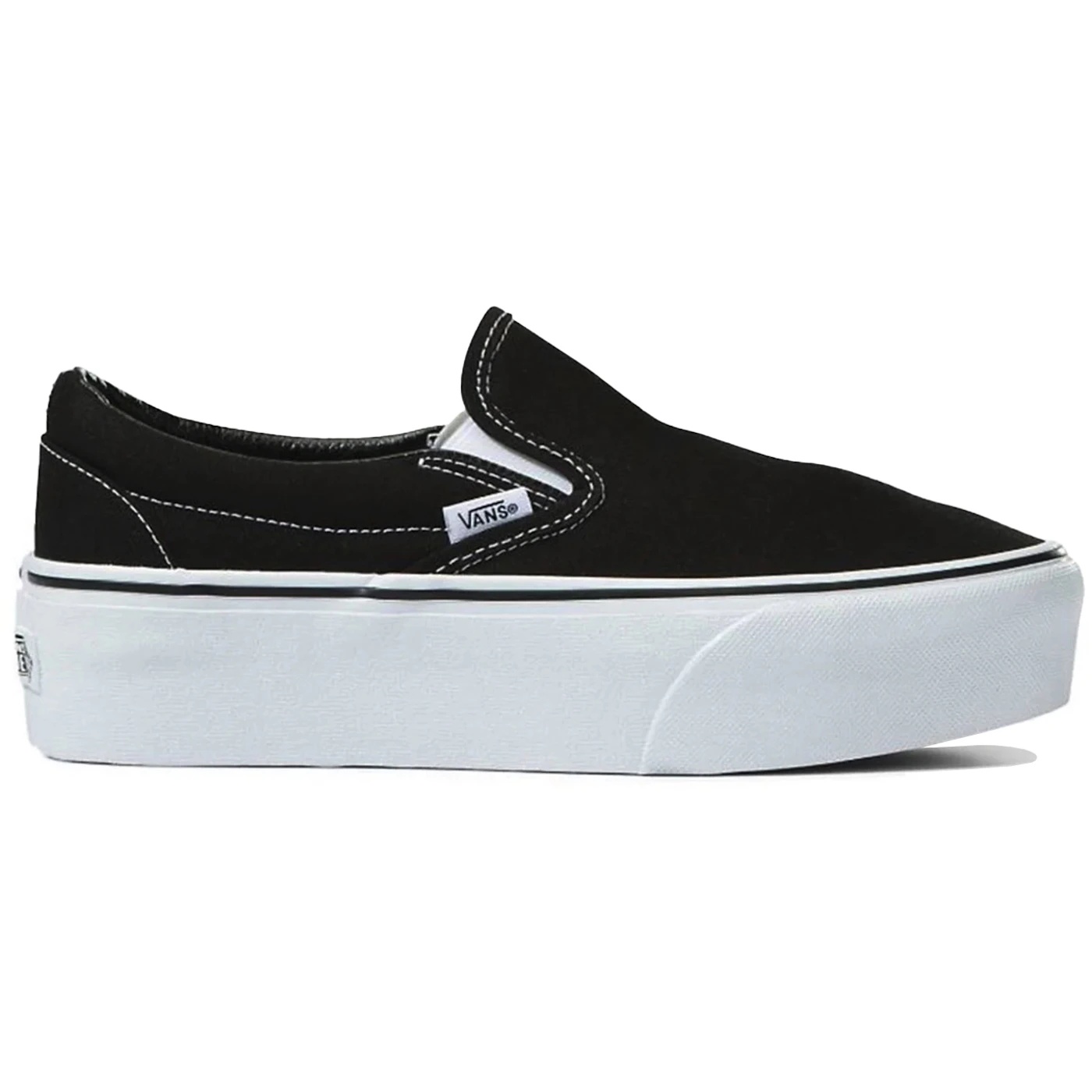 Vans Classic Slip-On Stackform Black White 1 Vans Classic Slip On Stackform Black White 2