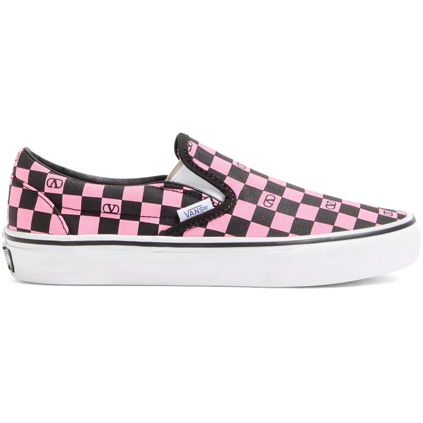 Vans Classic Slip-On Valentino Garavani Checkerboard Pink 2 Vans Classic Slip On Valentino Garavani Checkerboard Pink 3