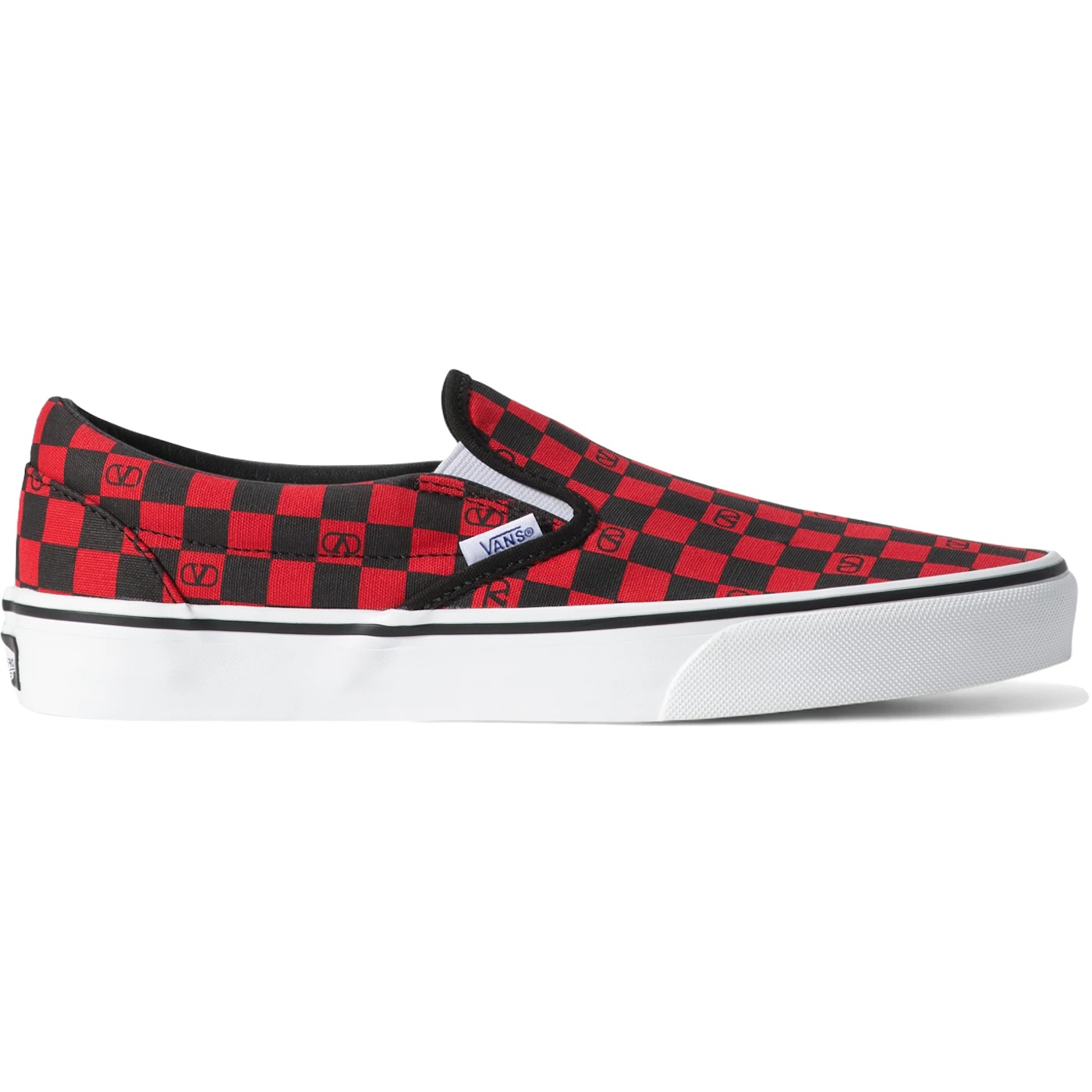 Vans Classic Slip-On Valentino Garavani Checkerboard Red 1 Vans Classic Slip On Valentino Garavani Checkerboard Red 3