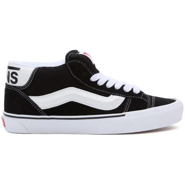 Vans Knu Mid Black True White