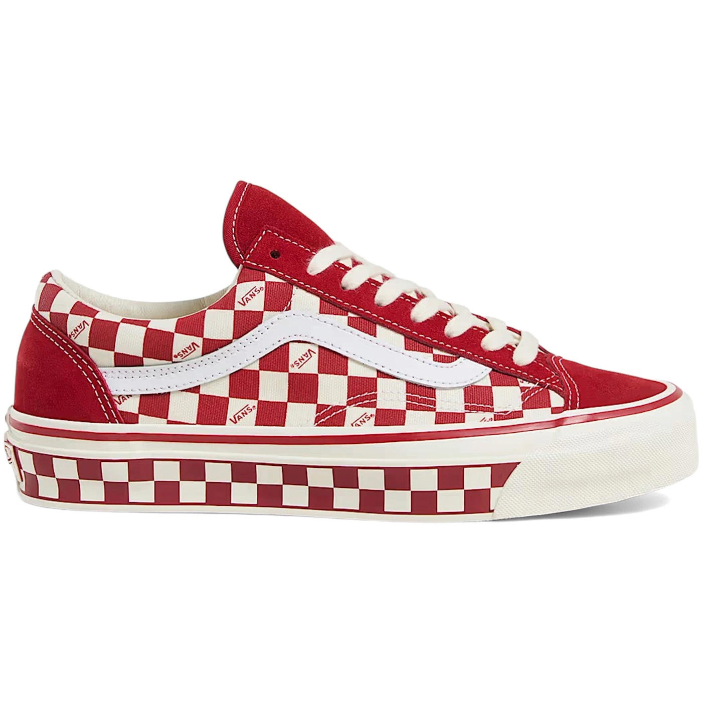 Vans Old Skool 36 Premium Checkerboard Chili Pepper Red 1 Vans Old Skool 36 Premium Checkerboard Chili Pepper Red 3