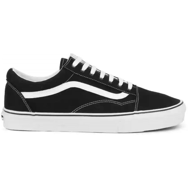 Vans Old Skool Black White (White Heel Tab)