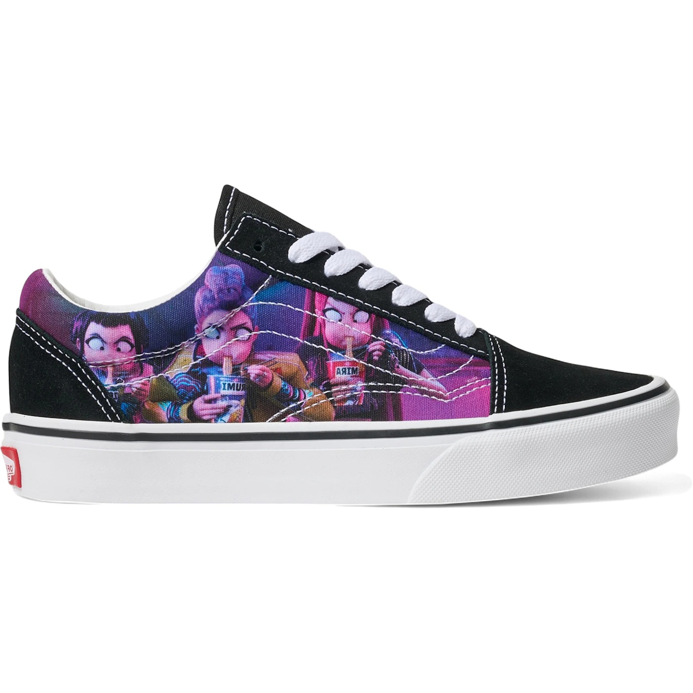 Vans Old Skool KPop Demon Hunters Black Purple (GS) 1 Vans Old Skool KPop Demon Hunters Black Purple GS 1