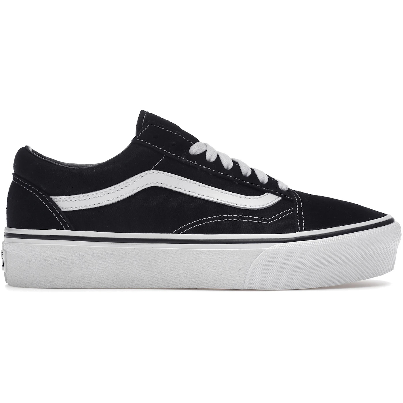 Vans Old Skool Platform Black White 2 Vans Old Skool Platform Black White 3