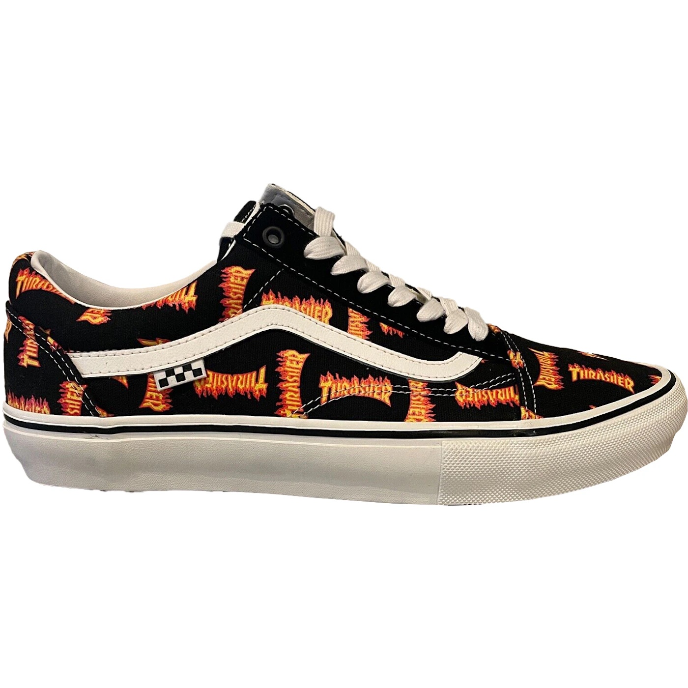 Vans Old Skool Thrasher All Over Flame Logo 3 Vans Old Skool Thrasher All Over Flame Logo