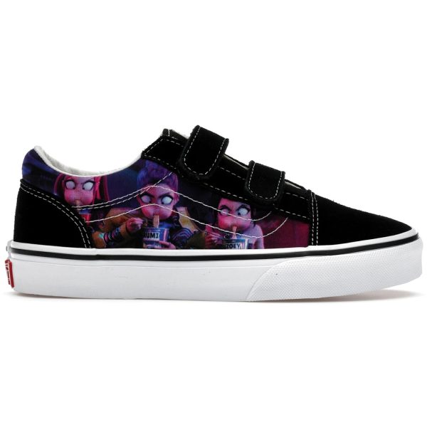 Vans Old Skool V KPop Demon Hunters Black Purple (PS)