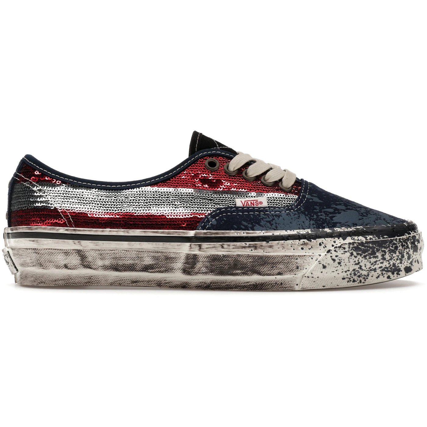 Vans Premium Authentic La Habana Red Navy 2 Vans Premium Authentic La Habana Red Navy 3