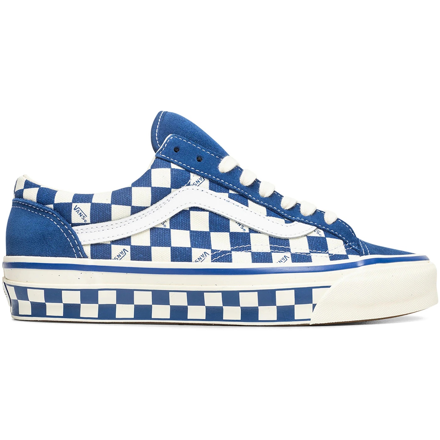 Vans Premium Old Skool 36 Checkerboard True Blue 1 Vans Premium Old Skool 36 Checkerboard True Blue 2
