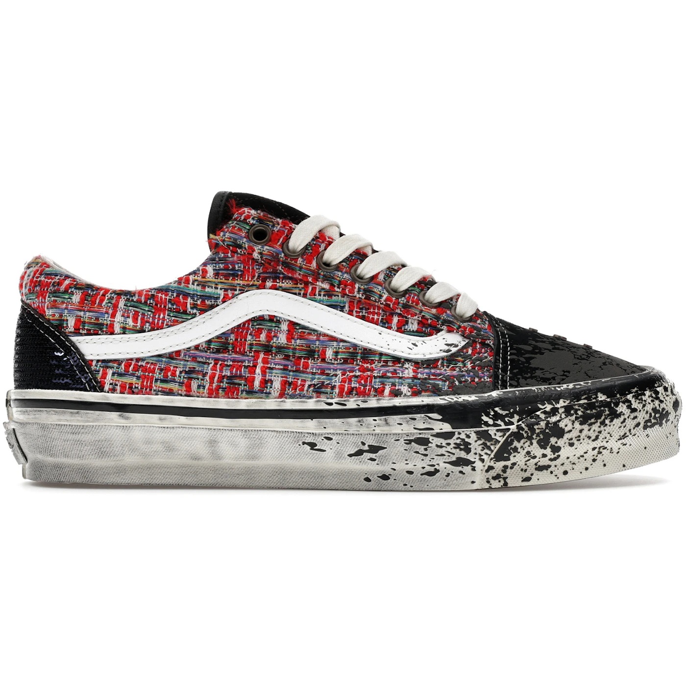 Vans Premium Old Skool Charms Red Black 3