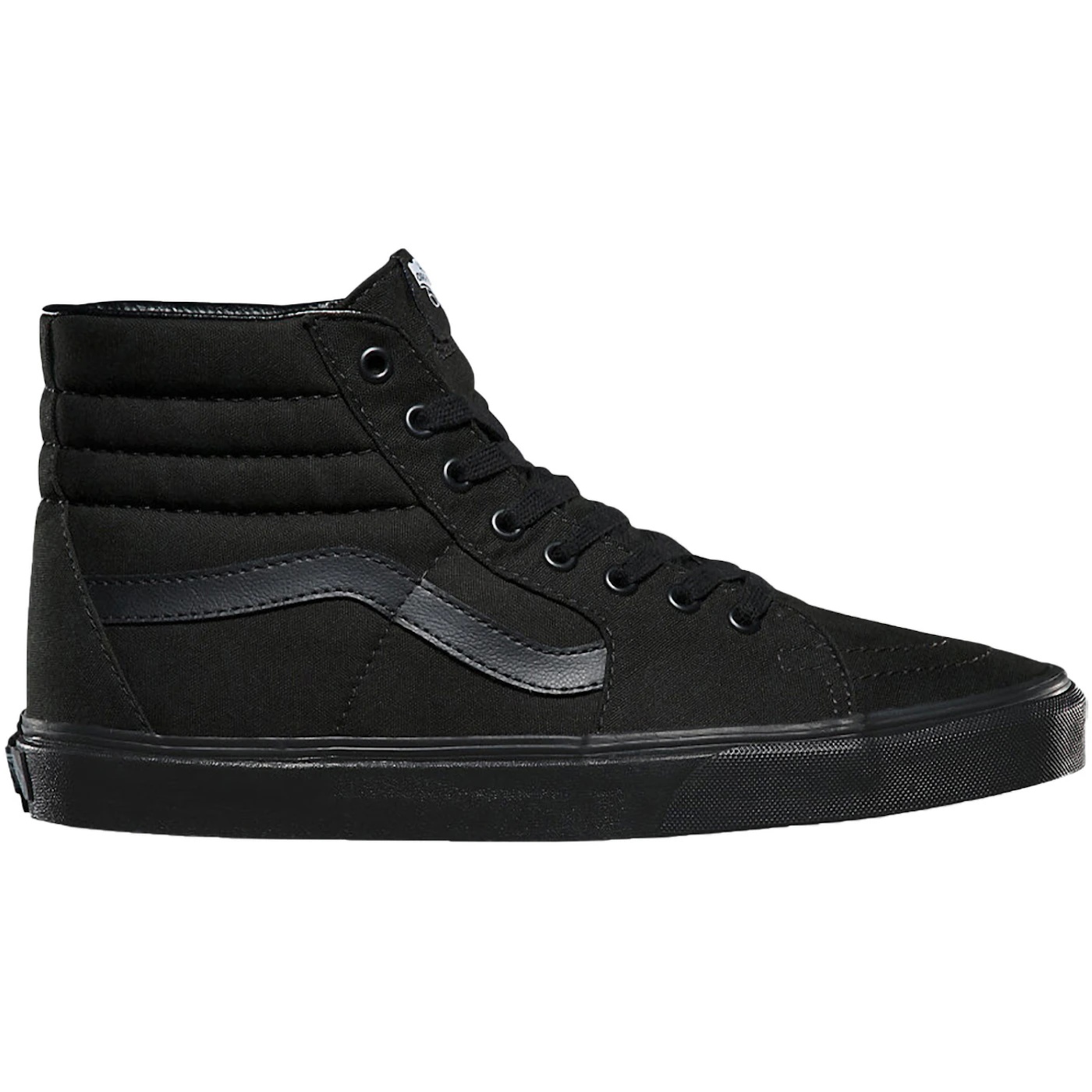 Vans Sk8-Hi Canvas Triple Black 2 Vans Sk8 Hi Canvas Triple Black 3