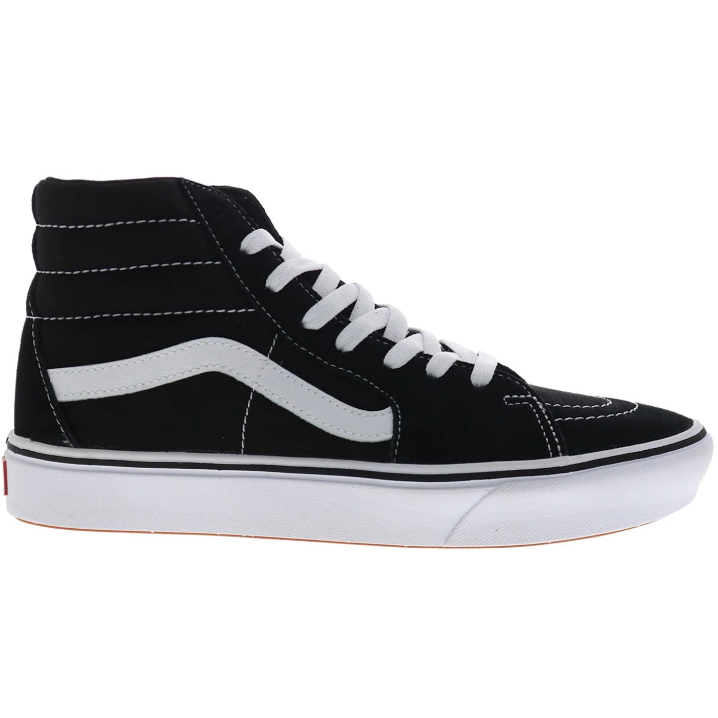 Vans Sk8-Hi Comfycush Black White 2 Vans Sk8 Hi Comfycush Black White 2