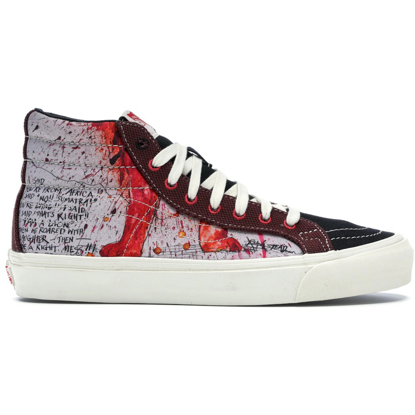 Vans Sk8 Hi Ralph Steadman Lion 4