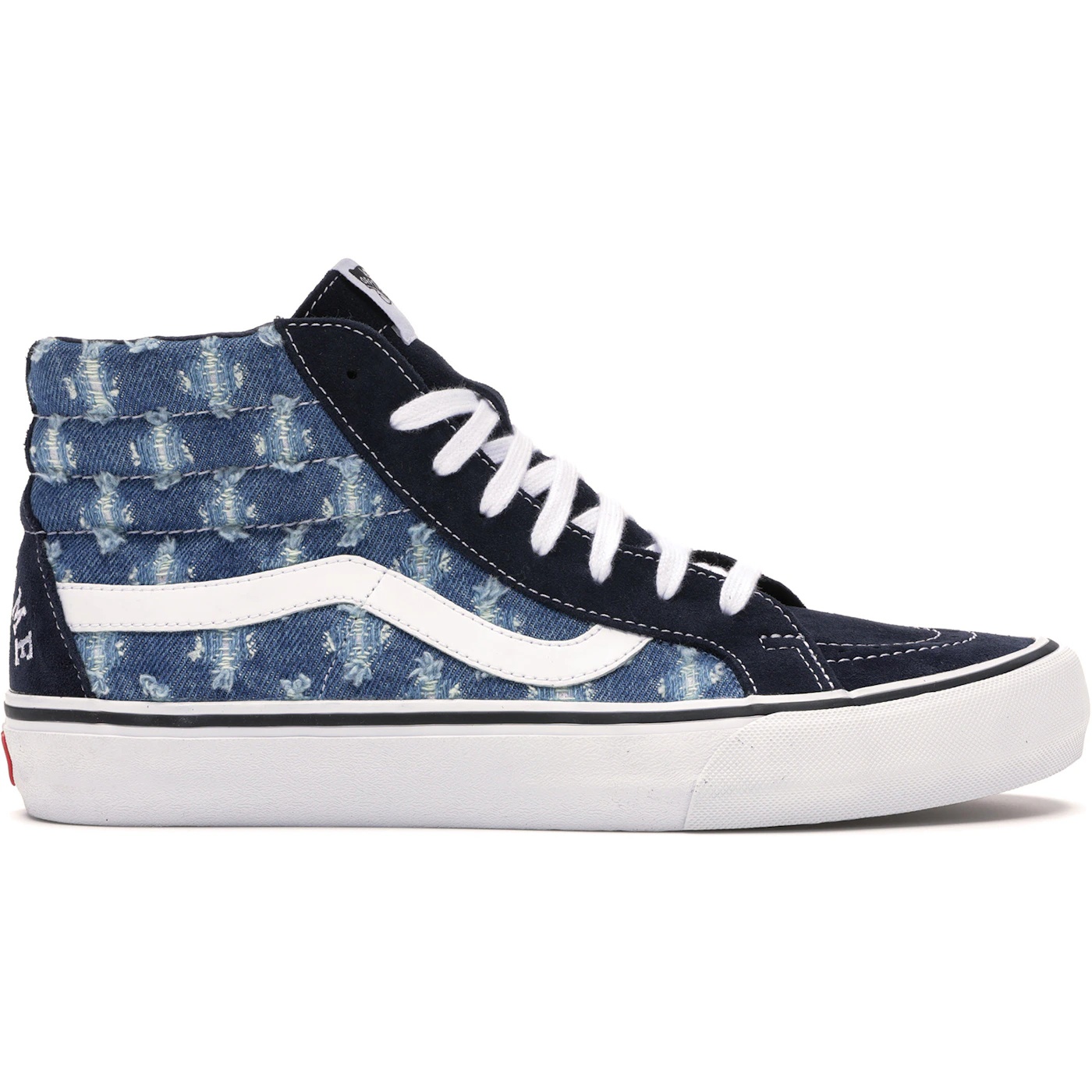 Vans Sk8-Hi Supreme Hole Punch Denim Blue 2 Vans Sk8 Hi Supreme Hole Punch Denim Blue 1