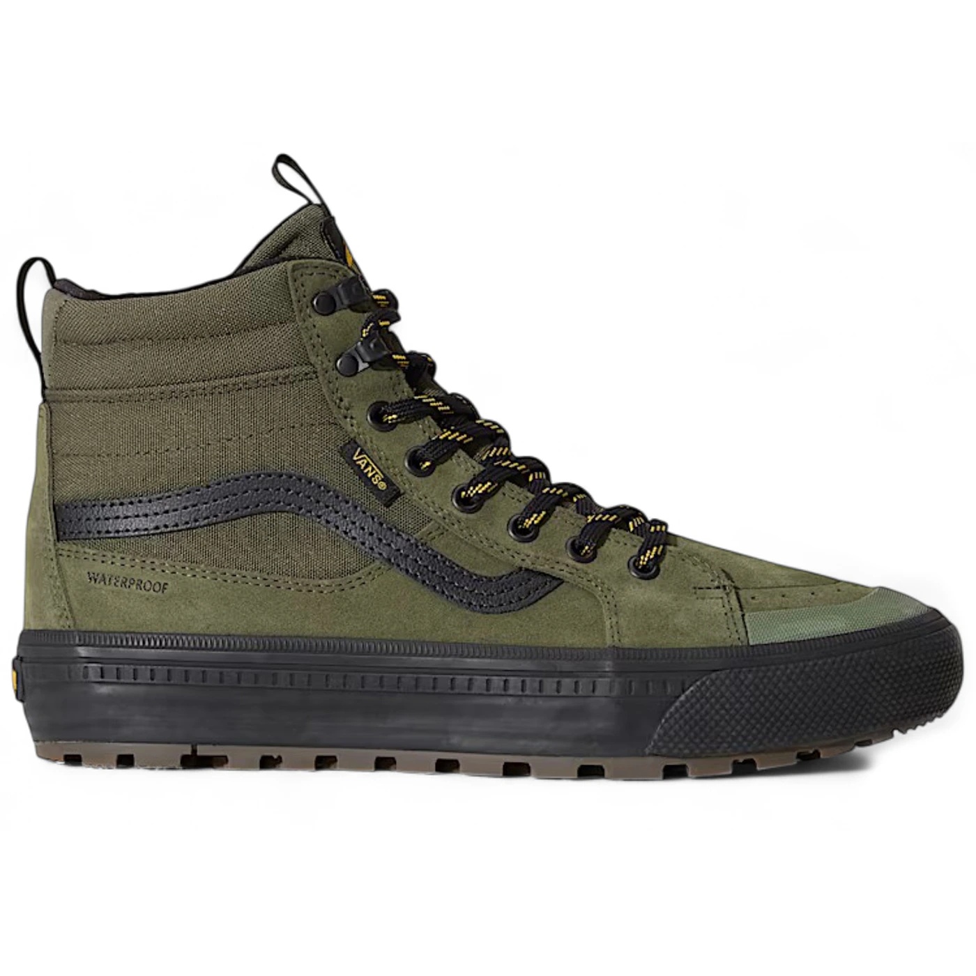 Vans Sk8-Hi Waterproof Green Black 2 Vans Sk8 Hi Waterproof Green Black 3