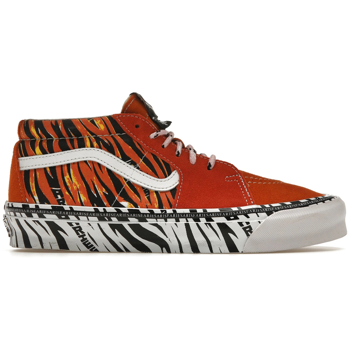 Vans Vault UA OG Sk8-Mid LX Aries Tiger Orange 2 Vans Vault UA OG Sk8 Mid LX Aries Tiger Orange 1