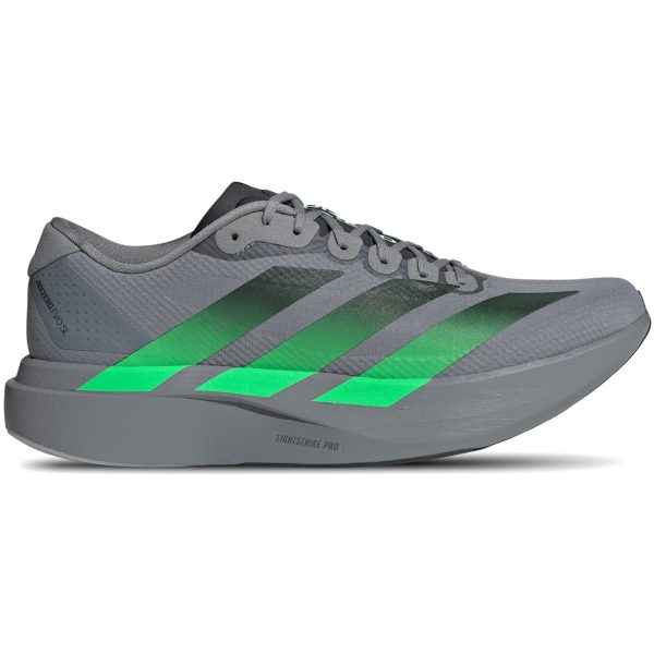 adidas Adizero Evo SL Woven Grey Screaming Green