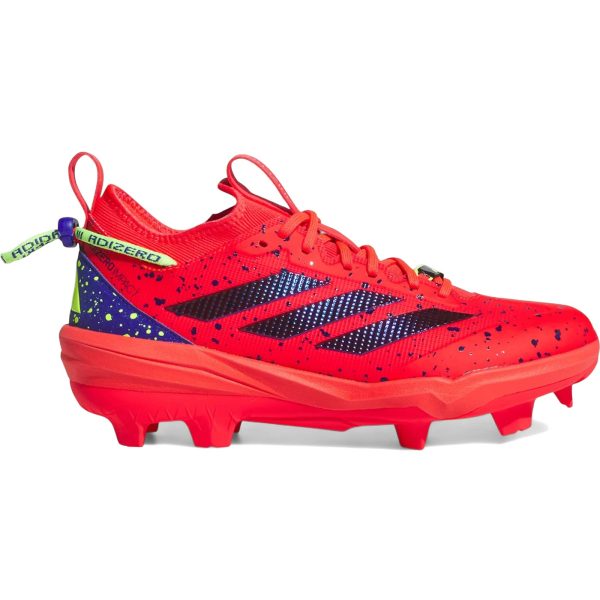 adidas Adizero Impact TPU 2.0 Baseball Shades Lucid Red Blue Lemon