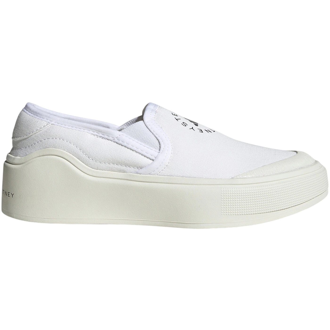 adidas Court Slip-On by Stella McCartney Cloud White Core Black 2 adidas Court Slip On by Stella McCartney Cloud White Core Black 2