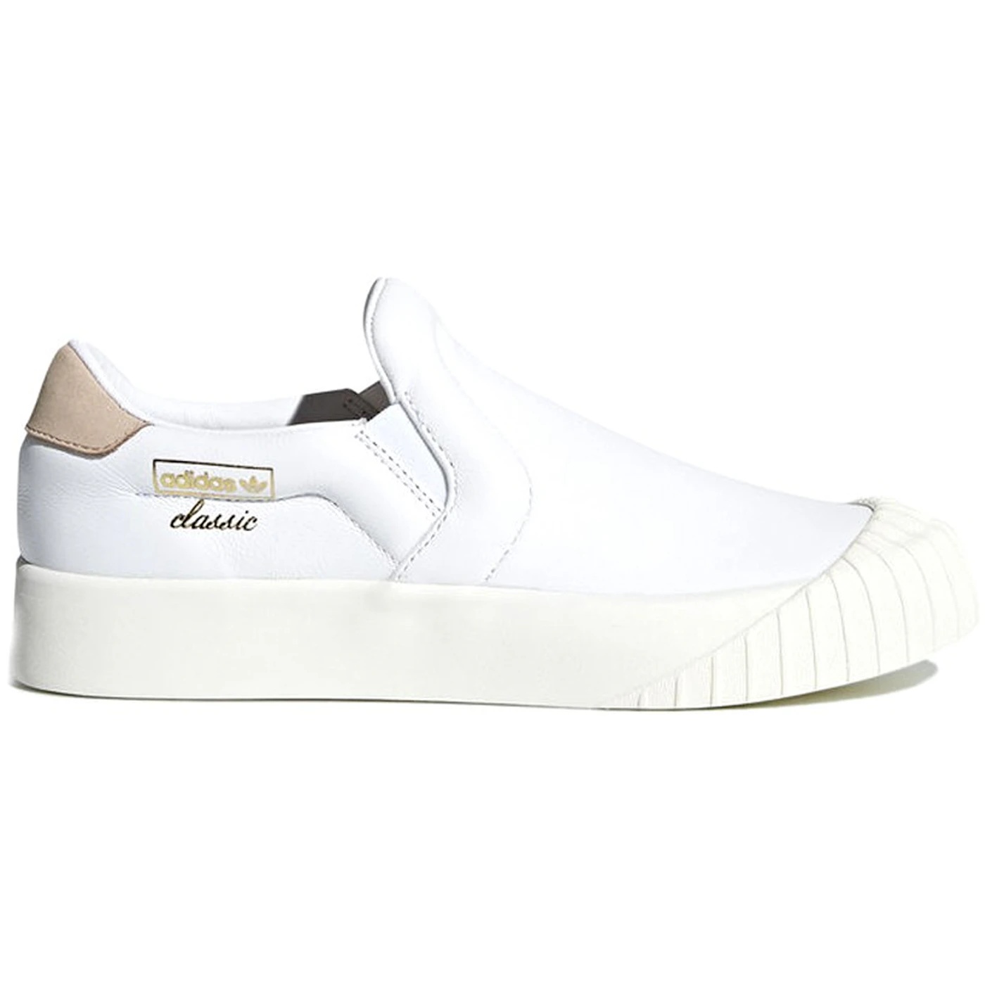 adidas Everyn Slip-On Cloud White (Womens) 2 adidas Everyn Slip On Cloud White Womens 1