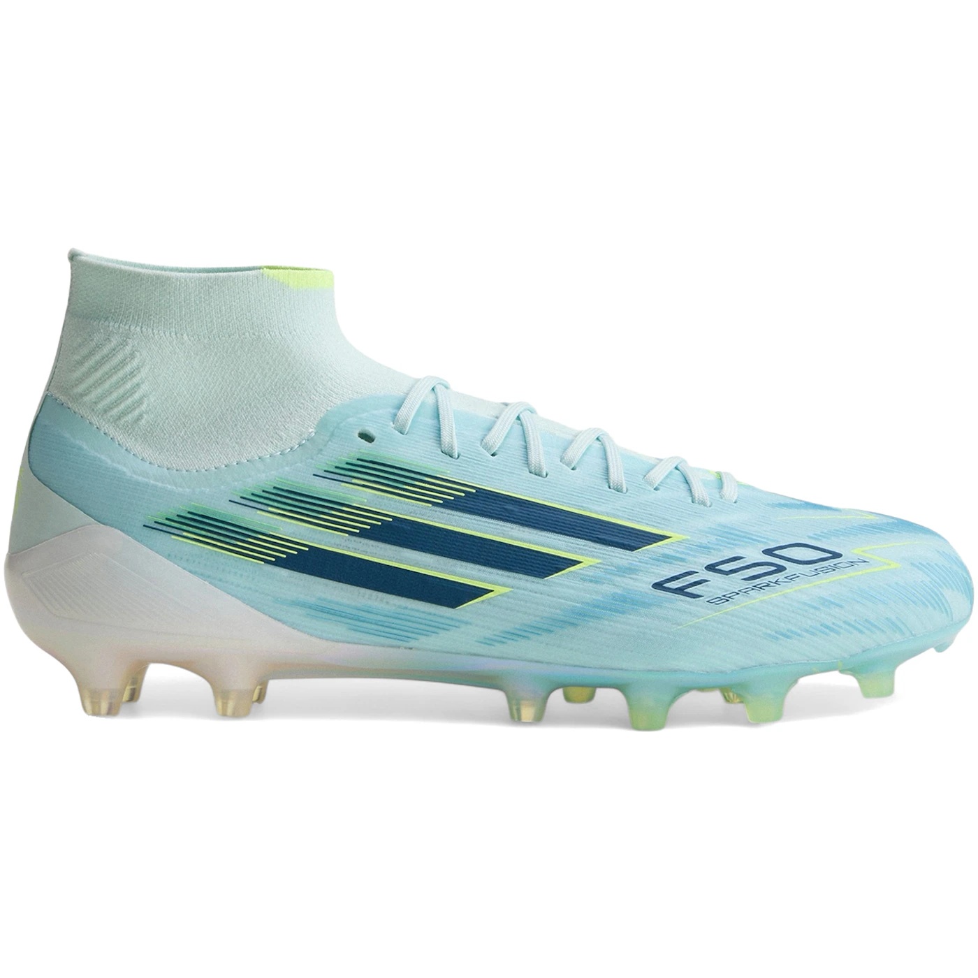 adidas F50 Sparkfusion Elite Mid Cut FG/AG Ice Cold Precision Pack (Womens) 2 adidas F50 Sparkfusion Elite Mid Cut FGAG Ice Cold Precision Pack Womens 3