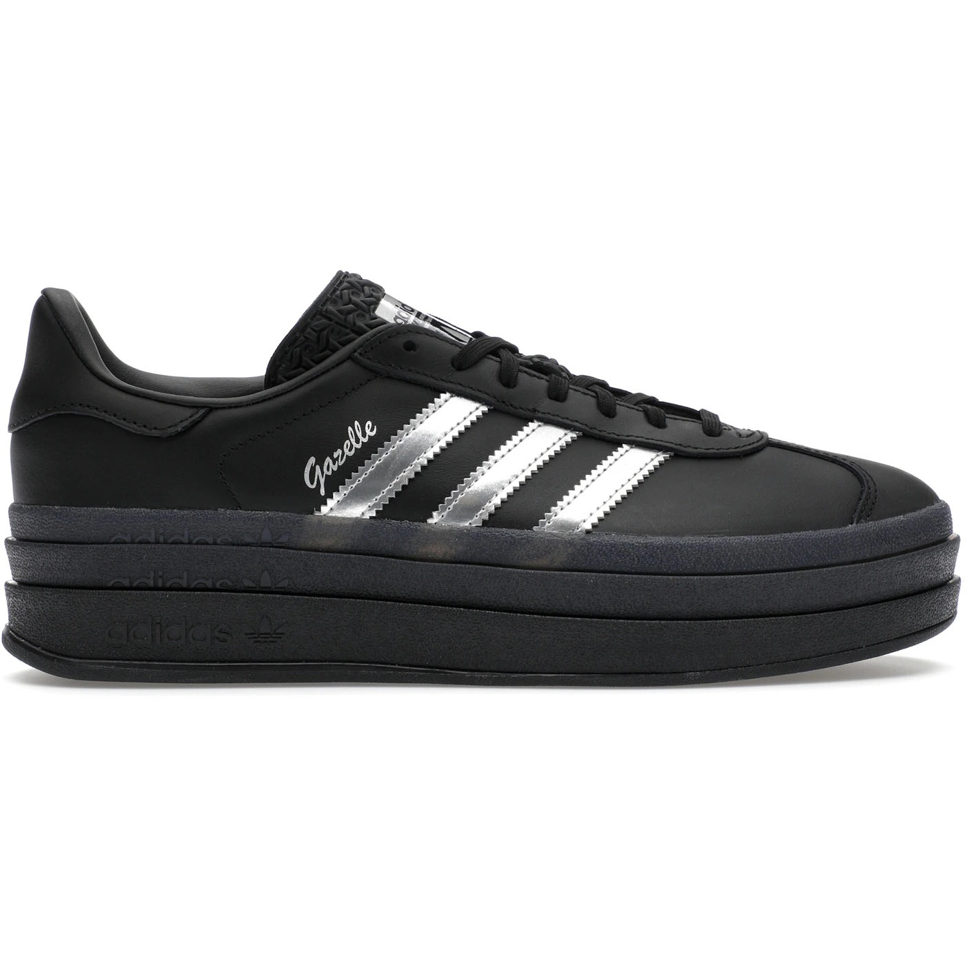 adidas Gazelle Bold Pride Pabllo Vittar Core Black Silver Metallic Lucid Pink (Womens) 2 adidas Gazelle Bold Pride Pabllo Vittar Core Black Silver Metallic Lucid Pink Womens 2