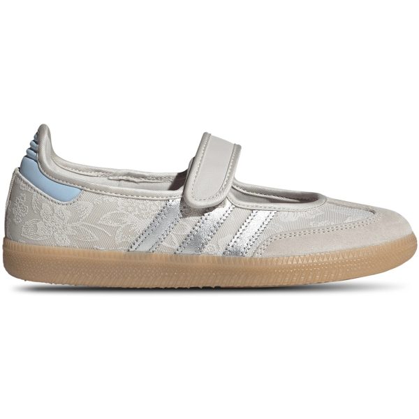 adidas Liberty London Samba Jane Chalk Pearl Silver Metallic Chalk White (Womens)